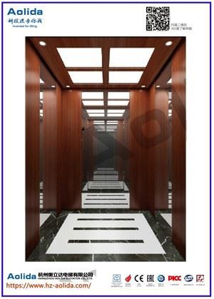 Rose Wood Mirror Ātrgaitas Pasažieru Lifts